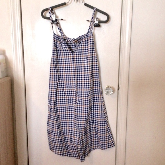 PETITE Carleen Checker Halter Romper - Picture 3 of 10